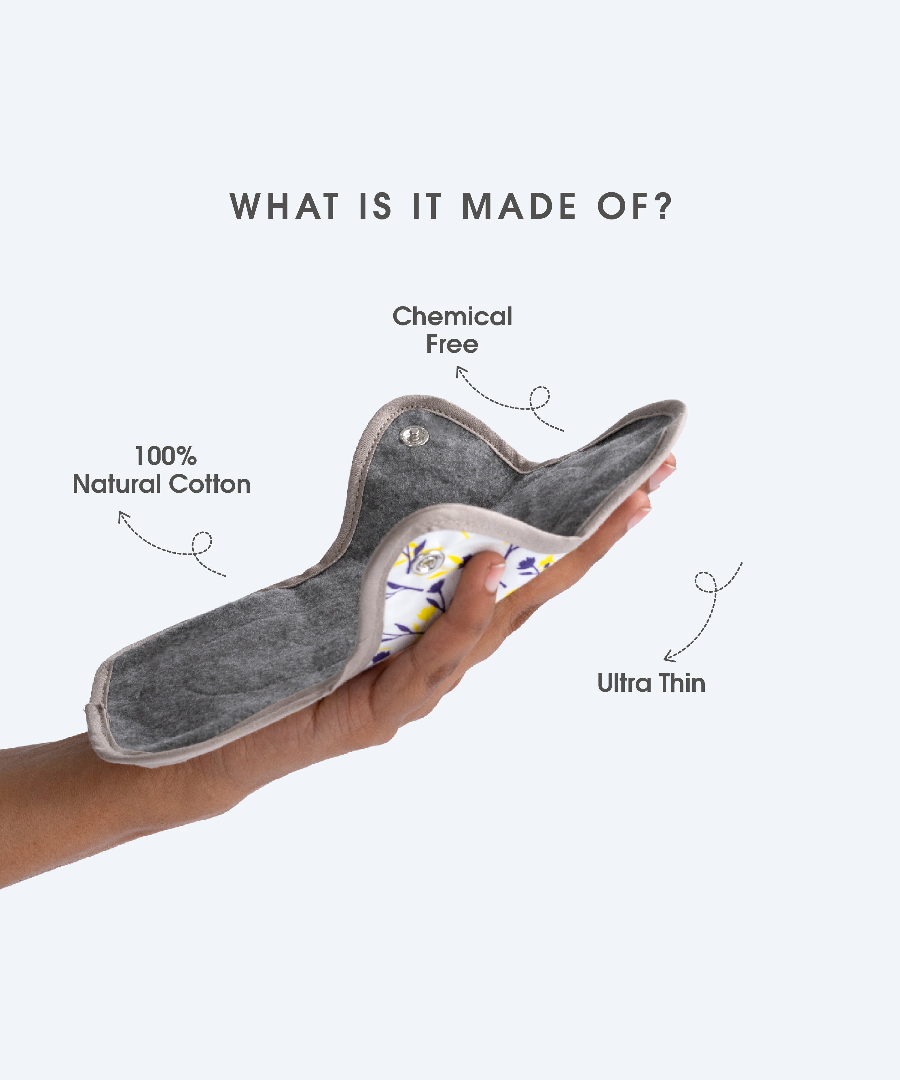 Bamboo Charcoal Reusable Panty Liners